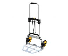 -Carrelli Carrello per Vassoi Carrello Medico Carrello per Sala da Pranzo Carrello per Salone Di Bellezza Carrello Telescopico Pieghevole Carrello a Mano Carrello per Bagagli Carrello in Lega D