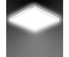Ouyulong Plafoniera Led Luce Fredda 36W, Plafoniera Soffitto Cucina 4100LM,6500K,IP44 Impermeabile Plafoniere Bagno,Plafoniere da Soffitto per Soggiorno Camera Corridoio Ufficio