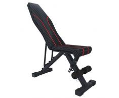 Panca Regolabile Per Addominali Multifunzione Palestra Pesi Fitness Allenamento Tutto Il Corpo Panca Inclinazione Pieghevole Multiuso Design Moderno Funzionale Oshawa Colore Nero e Rosso