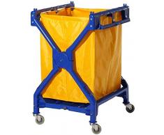 Carrelli a Mano Portatili Multifunzione,Carrello di Servizio per Auto Pieghevole in Lino con Ruota Universale, Carrello di Stoccaggio Mobile di Tipo X Compatibile con Hotel/Lobby, Carrello di Ser