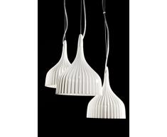 Kartell E Lampada da Parete, Confezione da 1 Pezzo, Bianco Coprente, metallo