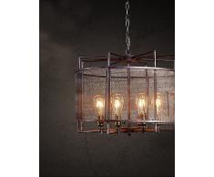 Illuminazione jiaily Booth Bancone Bar negozio di abbigliamento loft, ferro battuto fare vecchi lampadari antichi , 220-240V
