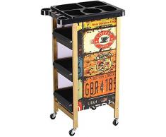 CART Carretto del salone di bellezza dei carrelli a mano dei carrelli di servizio medici della famiglia con i cassetti, carrello mobile dello strumento di parrucchiere con il supporto degli apparecch
