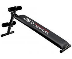 JK Fitness 6000 Panca Addominali Pieghevole, Nero