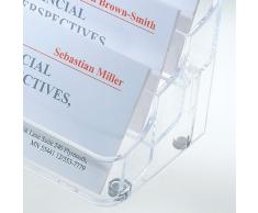 Sigel VA130 Espositore per biglietti da visita, 3 scomparti,1 pz.