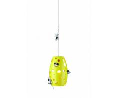 Massive CHEEZZZ… Lampadario a Sospensione E27 1x 60 W, Lampadina Non Inclusa