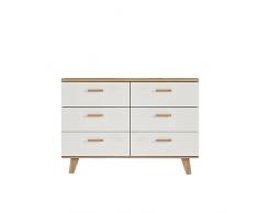 GRAFER Cassetto Comò Armadietto Bar Armadietto Storge Armadietto Comò In Legno for Soggiorno Camera Da Letto Sala Da Pranzo