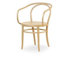 Sedia Thonet Poltrona Viennese in Legno Curvo Bent Wood Vintage per Ristorante Lavorata a Mano Made in Italy Gia MONTATA Colore Naturale
