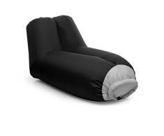 Blumfeldt Airlounge • Divano Gonfiabile • Zaino da Trasporto • Lavabile • Rivestimento Rimovibile • 90x80x150cm • Ampia Superficie • Seduta 100 cm • Divano • Relax • Lounge • Sedia • Gonfiaggio Rapido •