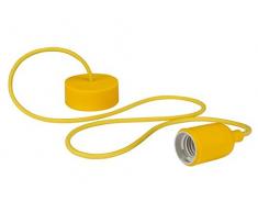 Vellight, Lampada a sospensione con 1,4m cavo in tessuto giallo