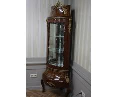 LouisXV Barocco angolare – Vetrina Rococo Stile Antico mocr0345