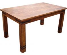 Guru-Shop Tavolo da Pranzo in Stile Coloniale R509 Light Classic - Modello 5, Marrone, Lunghezza: 220 cm, Tavoli da Pranzo Tavoli da Cucina