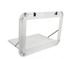Tavolo Pieghevole Per Camper in Lega di Alluminio 20 Kg Tavolo da Pranzo Pieghevole Esterno Pieghevole Per Picnic con Supporto di Carico Massimo Per MPV RV Boat Outdoor