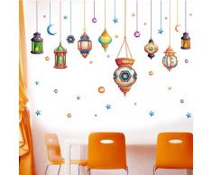 QTXINGMU Wall Stickers Lampadari Soggiorno Sala da Pranzo Portico Divano TV Sfondo Parete Decorativi Adesivi