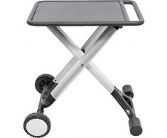 ACTIVA - Carrello per barbecue, 58,5 x 85 x 50 cm, Quick Pieghevole, in metallo con grande superficie di appoggio, carrello per grigliare, cucina allaperto, campeggio, dessert, barbecue