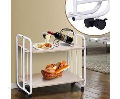 Generic e rotolamento ruota Cartlley T mensola pieghevole cucina servire Dinning Storage trolley Tier Rolling carrello pieghevole cucina S