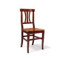 Lo Scrigno Arredamenti, Sedia Classica Sedile Legno Sedie Cucina Sala Soggiorno W594/Nl
