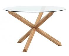 Tavolo da pranzo Jysk Agerby D119 vetro/rovere