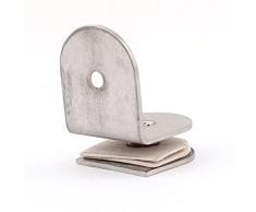 DealMux Clip Holder metallo angolo retto Rotary vetrina Porta Reggimensola