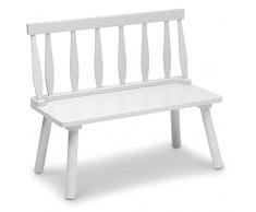 Delta Children Panca Windsor, Legno, Bianco, 1 Count (Pack of 1)