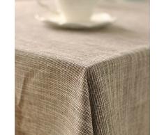 AIHOMETM & Linen-Tovaglia in cotone, motivo: arte giapponese, stile semplice, resistente, Plain tavolo da pranzo, per casa, bar, ristoranti, Hotel, cotone/lino, Type B, x-large