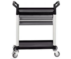 KS Tools, 800.0030, Carrello di servizio Workshop con 2 cassetti