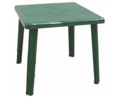 TAVOLO QUADRATO GARDEN IN RESINA VERDE
