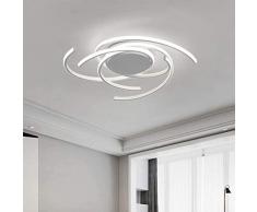 LED Tavolo da Pranzo Plafoniera Dimmerabile Soffitto Lamp Moderno Forma di Fiore Design Lampada a Sospensione Tondo Telecomando Soggiorno Camera da Letto Cucina Light Sala da Pranzo Ufficio Lampadari