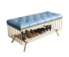 DREANNI Panchina Di Stoccaggio Ottomane in Pelle Finta con Scarponi da Scarpe da Scarpe da Scarpe