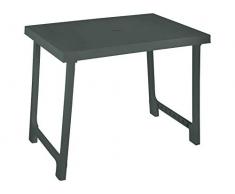 PROGARDEN Tavolo Nik, Polipropilene, Pieghevole, Rettangolare, 81x53,