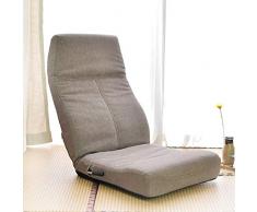 WGFGXQ Sedia a Dondolo, Sedia da Terra Imbottita con Schienale Regolabile Cuscino di Seduta Spesso Divano Lazy Lounge Sedia Lounge (Colore: C)