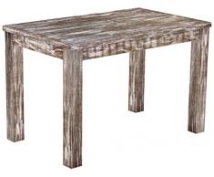 Brasil mobili tavolo da pranzo 'Rio classico' 120 x 73 cm, in legno massello di pino, tonalità in stile antico