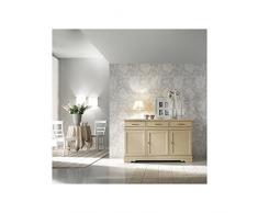 Estea Mobili - CREDENZA COUNTRY PROVENZALE LACCATO BIANCO EAVORIO - LEGNO MASSELLO VENETO - 121125367578 - come foto