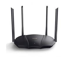 Tenda RX9 Pro Router Wi-Fi 6 AX3000 Dual Band, 2404Mbps/5GHz + 574 Mbps/2.4GHz, 4 Gigabit Porte, OFDMA, WPA3, IPV6
