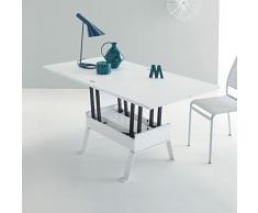 Ideapiu Idea TAVOLINI,TAVOLI,Console TRASFORMABILI TAVOLINO TRASFORMABILE in Tavolo da Pranzo 80X80X42H A 160X80X74H
