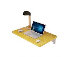 NewbieBoom Tavolo Pieghevole da Parete Tavolo da Pranzo Pieghevole Tavolo Convertibile Tavolo da scrivania per Bambini (Colore, Bianco, Dimensioni, 90x40 cm), Oro, 80x40 cm
