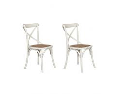 Biscottini 2 Sedie cucina legno 86x42x46cm | Sedia Thonet | Sedie sala da pranzo legno | Sedia cucina seduta Rattan