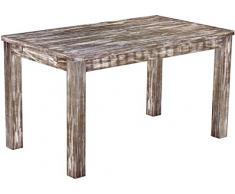 Brasil mobili tavolo da pranzo 'Rio classico' 140 x 80 cm, in legno massello di pino, tonalità in stile antico
