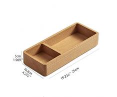 Scatola di immagazzinaggio delle stoviglie di legno, strumento della prima colazione dei bambini Legno solido che serve i cucchiai della torta della caffetteria per la mensola della tavola da pranzo d