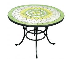 Briconess.com Tavolo Limonaia mosaico da esterno giardino 92xH72 cm