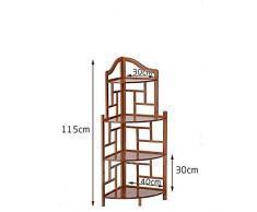 AINIYF Mobile ad Angolo Triangolo Mensola Soggiorno retrò Semplice Multi-Funzione Armadio ad Angolo Mensola Studio Libreria Soggiorno Vetrina (Size : 115cm)