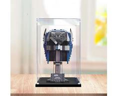 Vetrina per Lego 76238 esclusiva DC Batman serie TV Classic Batman Batman Cowl Modelli antipolvere Scatola da esposizione (solo vetrina) (3 mm)