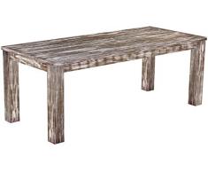 Brasil mobili tavolo da pranzo 'Rio classico' 208 x 90 cm, in legno massello di pino, tonalità in stile antico