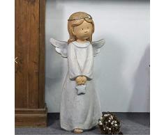 GLOOPE Statua allaperto Angeli Vecchia Decorazione Vetrina Decorazioni Sculture Collezioni Artigianato (Color : A)