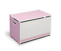 Delta Children TB84600GN Portagiocattoli Ragazza, Legno, Rosa, 62.23x39.37x33.66 cm