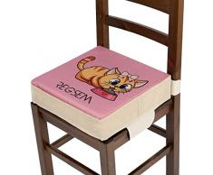 Rialzo Sedia Per Bambini Alzasedia 2° Generazione Alzatina Bimbi Cuscino Alzabimbo X Tavolo Bambino Portatile Alzata Bimbo Alzatine Sedie Seduta Rialzata Riduttore Altezza Alza Sedile