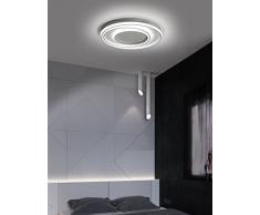 TLX-LAMP Lampada da Soffitto LED Dimmerabile 80W Lampada da Soggiorno Moderna Design A Sospensione in Metallo Acrilico Interno con Telecomando Lampada da Camera da Letto Corridoio Dell'ufficio