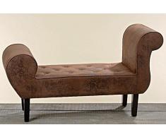 Panca Eton 120x40x72cm Pelle Sintetica