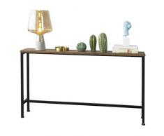 SoBuy Tavolo da Consolle Vintage Tavolo da Ingresso Tavolo per Divano salvaspazio L120*P20*A65 cm (FSB19-N)