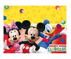 Procos 81511 - Tovaglia Plastica Mickey Mouse Club House (120 x 180 cm), Multicolore